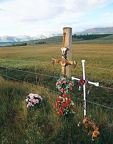 Colorado, United States (roadside memorial for one who's died at this site)