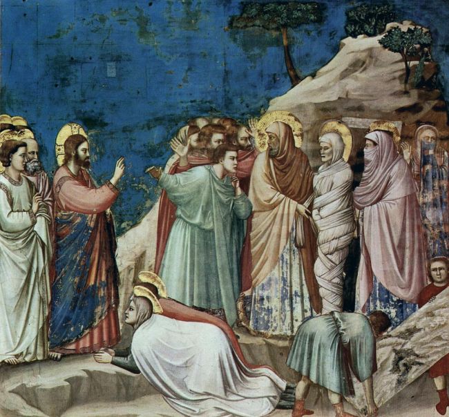 The Raising of Lazarus, by Giotto